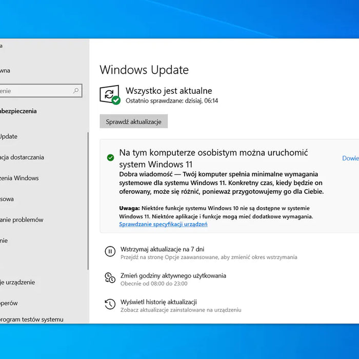 Dlaczego warto przeprowadzić wszystkie aktualizacje systemu Windows po zakupie nowego lub odnowionego urządzenia?
