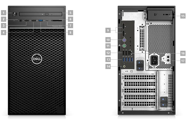 Dell Precision 3640 i7, 16GB/512GB, Windows 11 - B | Gwarancja: 1 rok