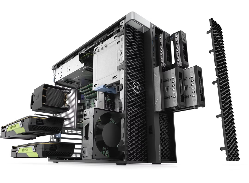 Dell Precision 5820 Xeon, 64GB/1TB+2x2TB, Windows 11 - B | Gwarancja: 1 rok