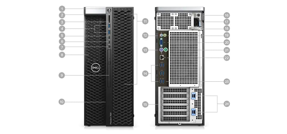 Dell Precision 5820 Xeon, 64GB/1TB+2x2TB, Windows 11 - B | Gwarancja: 1 rok